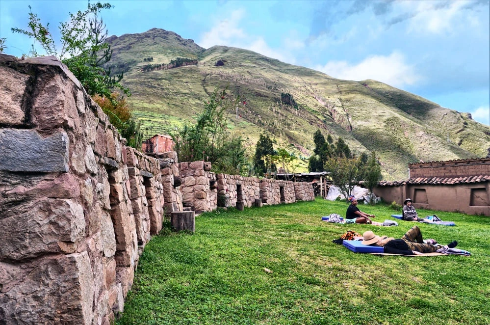 Sacred Valley landscape during a Huachuma retreat