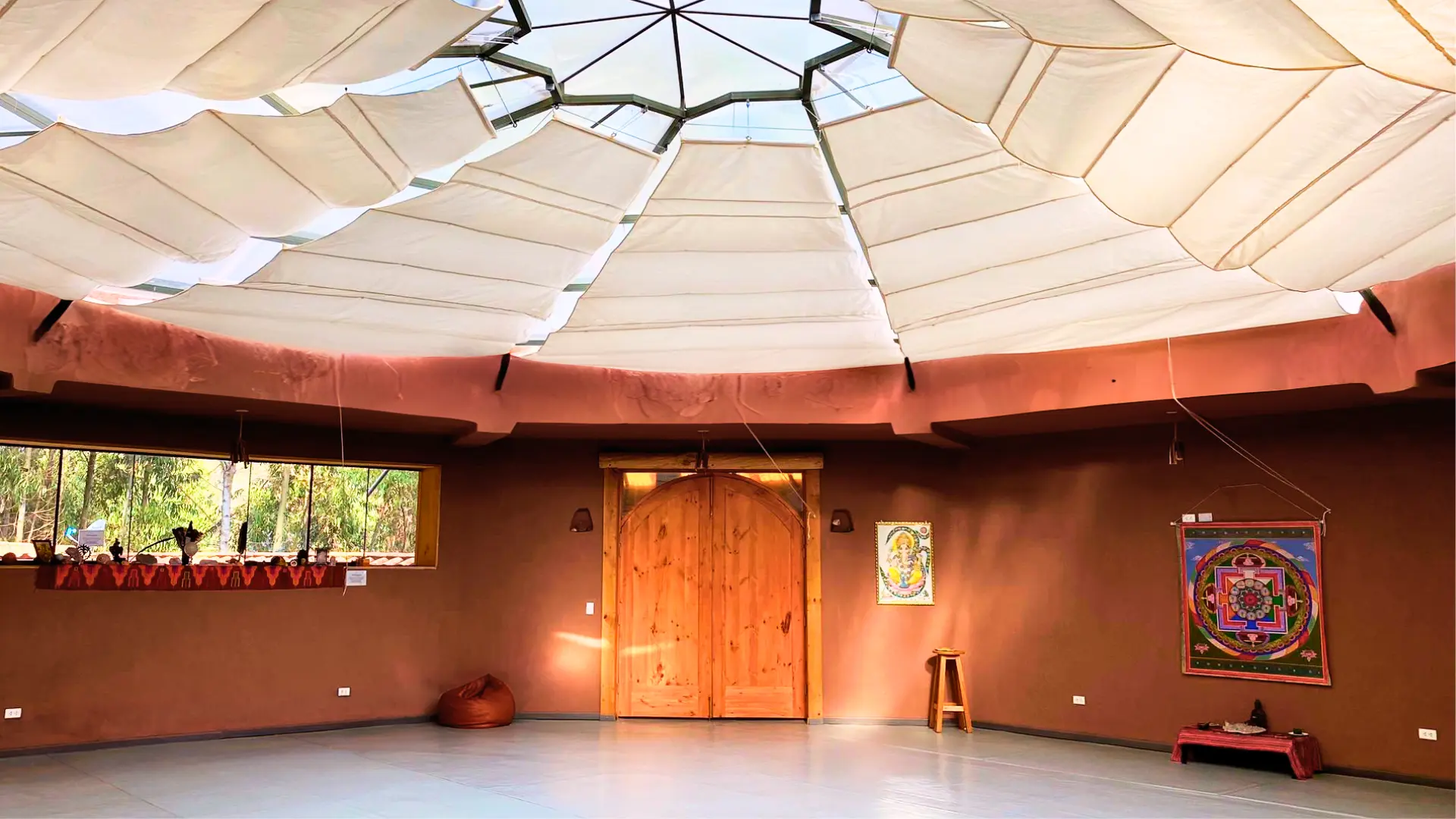 Huachuma ceremony space in Cusco